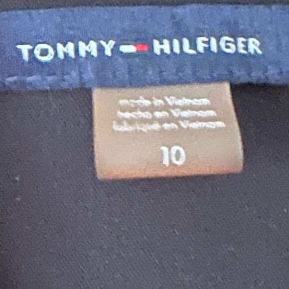 Tommy Hilfiger Women’s Jacket 10 Black Blazer One Button Lined Career Office - Picture 7 of 9